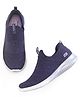 Skechers Ultra Flex Metamorphic Casual Slip On Solid Shoes- Navy Blue & Lavendar