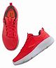 Skechers Lace Up Closure Casual Shoes - Red & Black