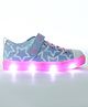 Skechers Twinkle Sparks Ice Dreamsic Velcro Closure LED Shoes Star Print - Blue & Pink