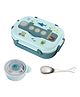 Little Surprise Box Submarine Theme Compartment Steel Tiffin Lunch Box - Blue