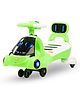 Baybee Miramar Kids Magic Swing Cars for Kids Baby, Twister Magic Ride on Toy Car for Kids with LED Lights, Music & PP Wheels, Kids Ride on Baby Magic car for Kids - Green