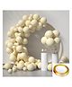 Chocozone Pastel Balloons for Birthday Pack of 100 - Yellow