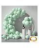 Chocozone Pastel Balloons for Birthday  Pack of 100 - Green