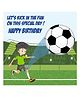 Untumble Footballer Backdrop - Multicolor
