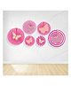 Untumble Butterfly Theme Paper Fans - Pink