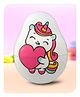 Babyhug Unicorn Musical Push and Shake Roly Poly| Wobbling Bell Sounds For 0 Months+| Child Safe Material| Gifting Toy| BIS Certified