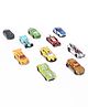 SEEDO Die Cast Free Wheel Metal Racers Pack of 10 - Multicolour
