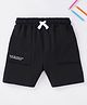 Ed-a-Mamma Sustainable Cotton Knee Length Text Printed Shorts - Grey