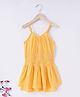 Ed-a-Mamma Sustainable Cotton Strappy Flared Jumpsuit - Yellow