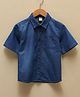 LC Waikiki Half Sleeves Solid Shirt - Blue
