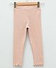 LC Waikiki Elastic Waist Minnie Mouse Embroidery Back Pocket Detailed Baby Girl Tights - Dull Pink