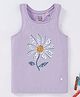 Ed-a-Mamma Sustainable Cotton Sleeveless Daisy Printed Tank Top - Lilac