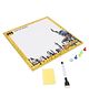 DC Comics Batman 2 in 1 Writing And Game Board - Yellow White