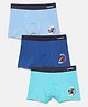 Mackly Pack Of 3 Solid Briefs - Bright Blue Light Blue Royal Blue