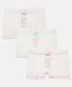 Mackly Pack Of 3 Love Yourself Printed Boxer Briefs - White