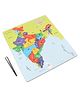 Ratnas Wooden India Mapography Jigsaw Puzzle- 22 Pieces