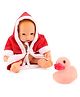 Ratnas Tini Mini Baba Doll with Duck Toy - Height 11 cm (Color May Vary)