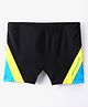 Lobster Striped Swimming Trunk - Black
