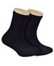 Footprints Pack Of 2 Anti-Odour & Organic Cotton Bamboo School Sports Socks - Black