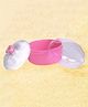 Ortis Portable Powder Puff with Box Holder Container - Pink (Design May Vary)