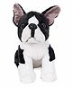 Wild Republic Ck Sitting Dog Boston Terrier Soft Toy Black - 25 cm