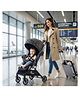 R for Rabbit Pocket Air Stroller Baby Stroller|Portable Travel Friendly Pre Installed Stroller & Pram for Newborn Baby Boys & Girls of Age 0 to 3 Years (Black)