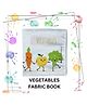 Right Gifting Satin Fabric Vegetables Cloth Book- English