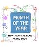 Right Gifting Satin Fabric Month Of The Year Cloth Book- English