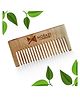 Moraze Wooden Neem Comb for Hair Growth - Brown