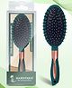 Majestique Detangling Oval Shape Brush HR150 for Curly Hair - Green