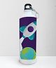 Right Gifting Digital Printed Aluminium Sipper Water Bottle With Metal Locking System Dark Blue- 750 Ml