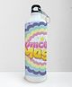 Right Gifting Digital Printed Aluminium Sipper Water Bottle With Metal Locking System Multicolour - 750 ml