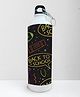 Right Gifting Digital Printed Aluminium Sipper Water Bottle With Metal Locking System Black - 750 Ml