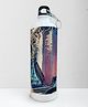 Right Gifting Digital Printed Aluminium Sipper Water Bottle With Metal Locking System Multicolour - 750 ml