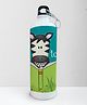 Right Gifting Digital Printed Aluminium Sipper Water Bottle With Metal Locking System Multicolour - 750 Ml