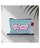Rightgifting Satin School Pencil Pouch - Blue