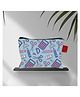 Rightgifting Satin School Pencil Pouch - Blue