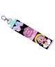 Rightgifting Satin Fabric Key Chain With Metal Lock - Multicolor