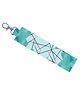 Rightgifting Satin Fabric Key Chain With Metal Lock - Multicolor
