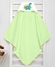 babywish Hooded Towel Dinosaur Print -  Sea Green