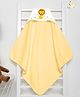babywish Hooded Towel Little Lion Print - Peach