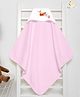 babywish Hooded Towel Party with Dog Print - Pink