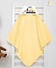 babywish Hooded Towel Beep Beep Print - Peach