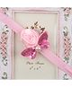 Bhoomi Collection Pearl & Sequinned Butterfly Bow Rose Appliqued Headband - Light Pink