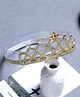 Bhoomi Collection Crown Detailed Headband - Gold