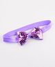 Bhoomi Collection Sequinned Bow Headband - Purple