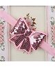 Bhoomi Collection Sequinned Bow Elastic Headband - Light Pink