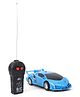 Rising Step RC Die Cast Pullback Car Toy With Openable Door - Blue