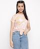 Lil Tomatoes Girls Cotton Top - Peach