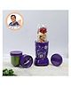 Wonderchef Nutriblend Mixer Grinder Blender 500W 22000 RPM 100% Full Copper Motor 3 Jars - Purple